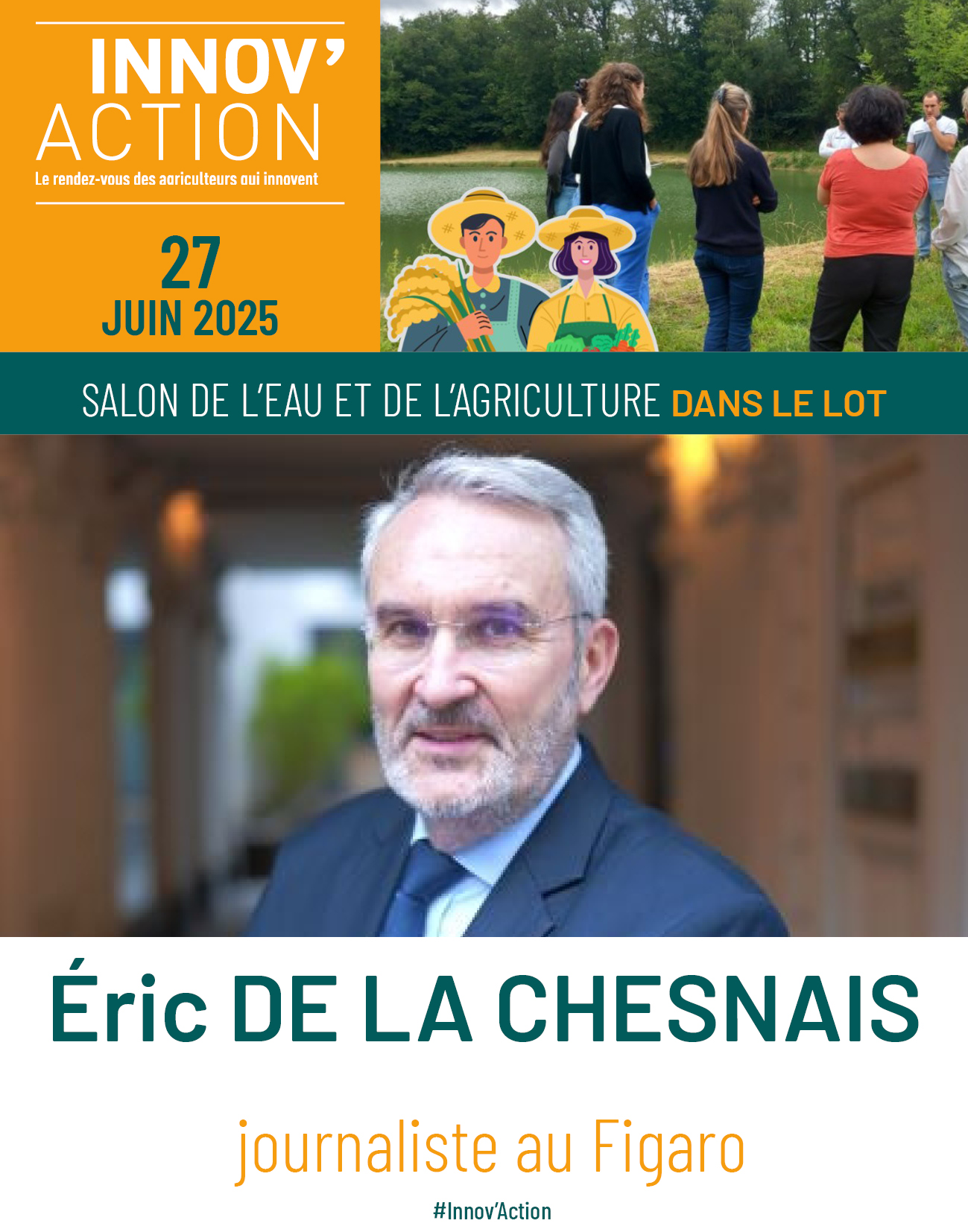 J-1 Un invité de marque au Salon de l’Eau & de l’Irrigation à Vaylats&nbsp;!