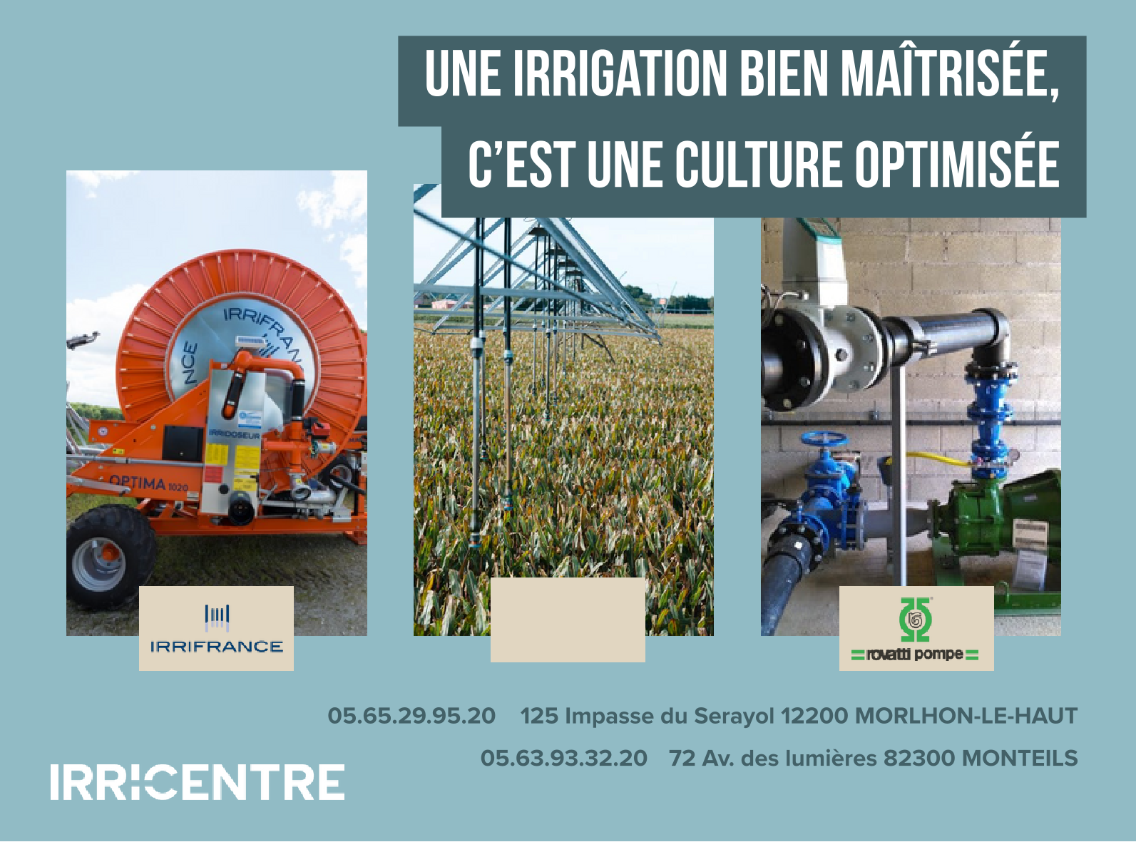 Lagarrigue&nbsp;: 40 ans d’expérience au service de l’irrigation