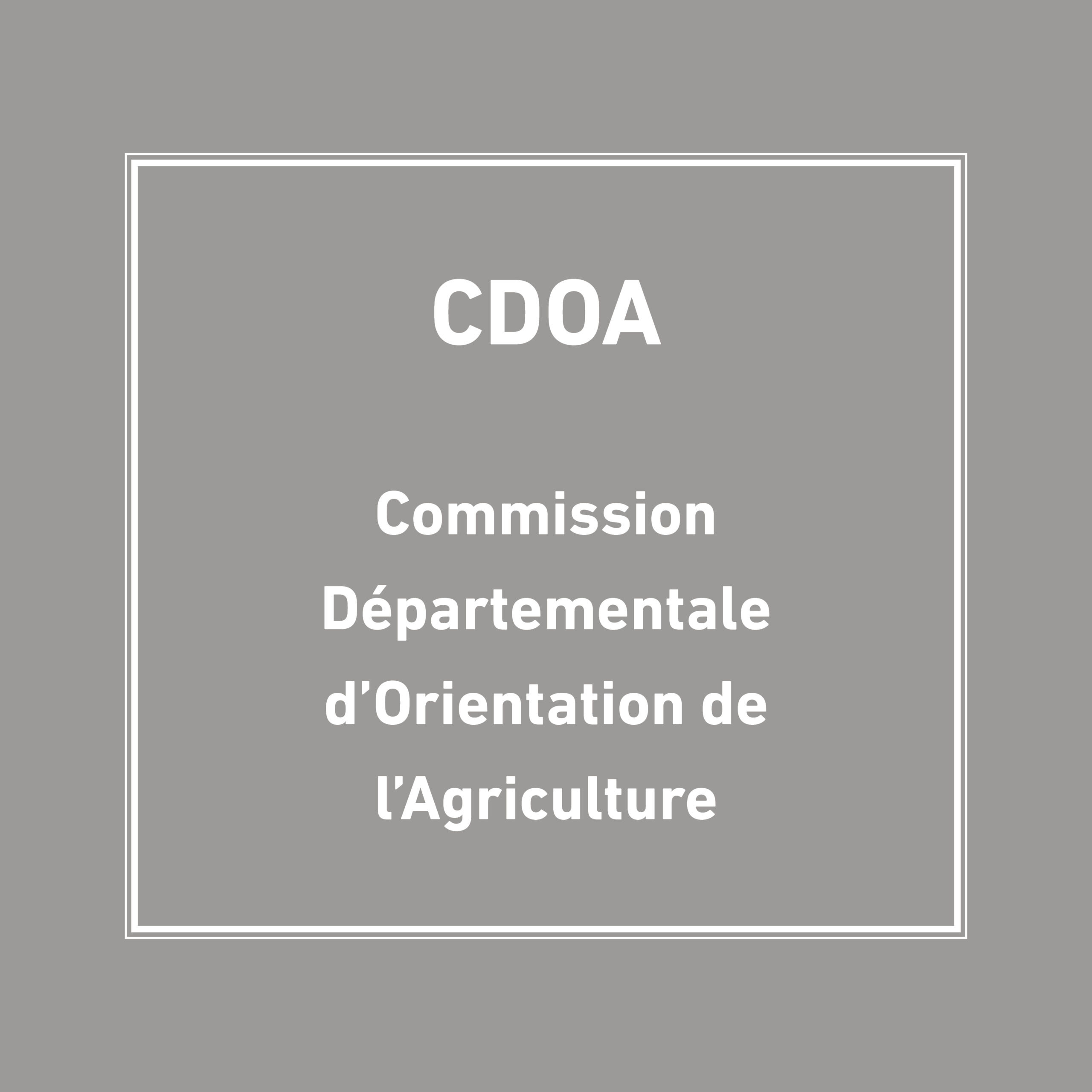 Réunion de la Commission Départementale d’Orientation de l’Agriculture&nbsp;: Des avancées, mais des attentes fortes  pour l’avenir de notre agriculture