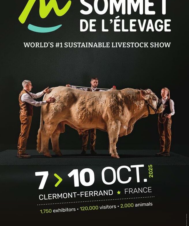 Rendez-vous au Sommet de l&rsquo;élevage du 7 au 10 octobre à Cournon