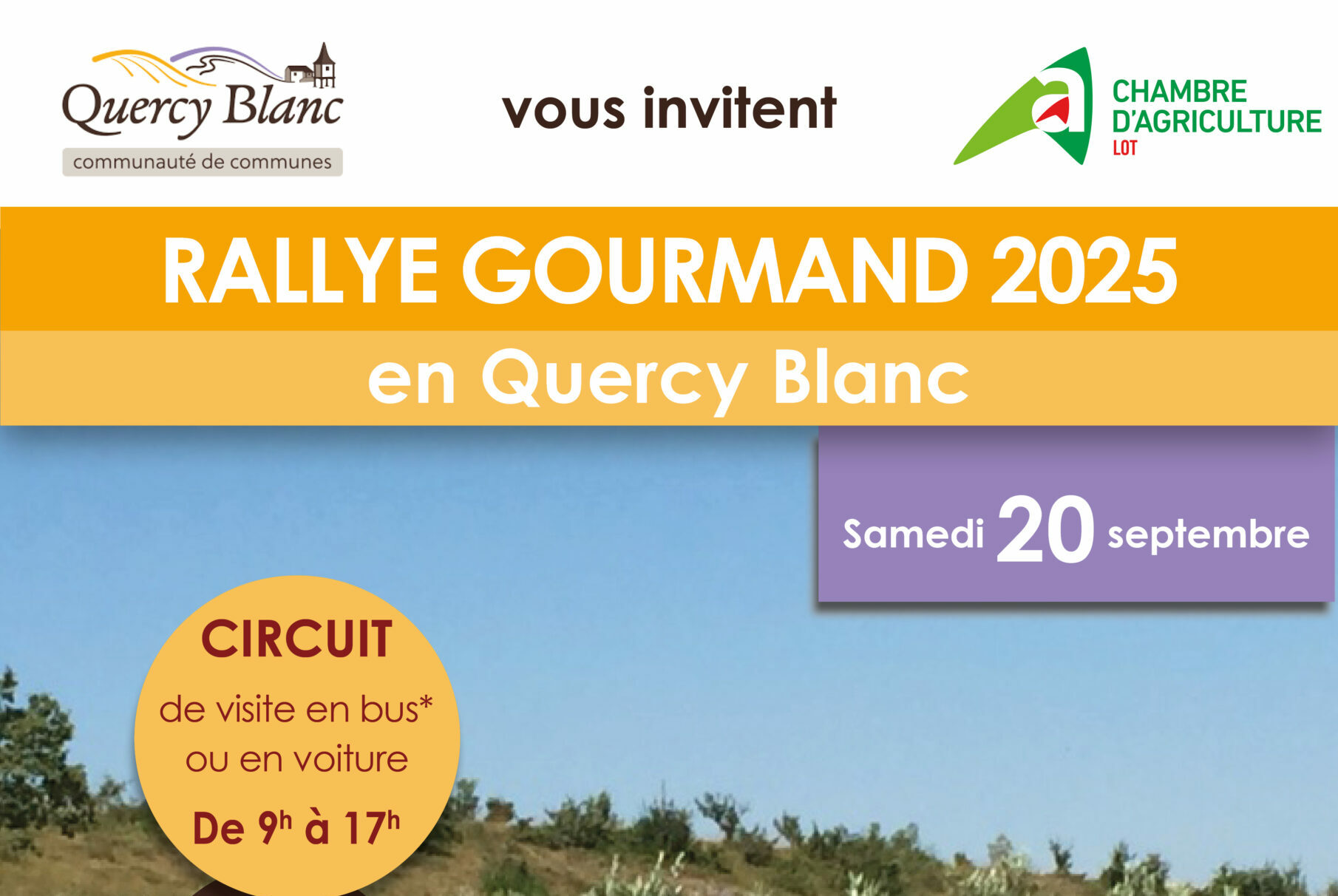 Le Rallye Gourmand 2025&nbsp;: une journée de découvertes au cœur du Quercy Blanc