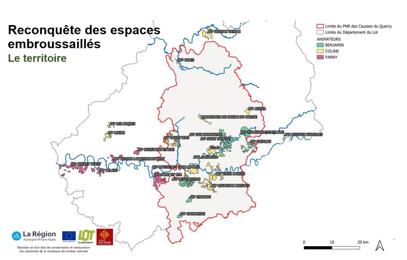 Reconquête des espaces embroussaillés&nbsp;: une équipe à votre service