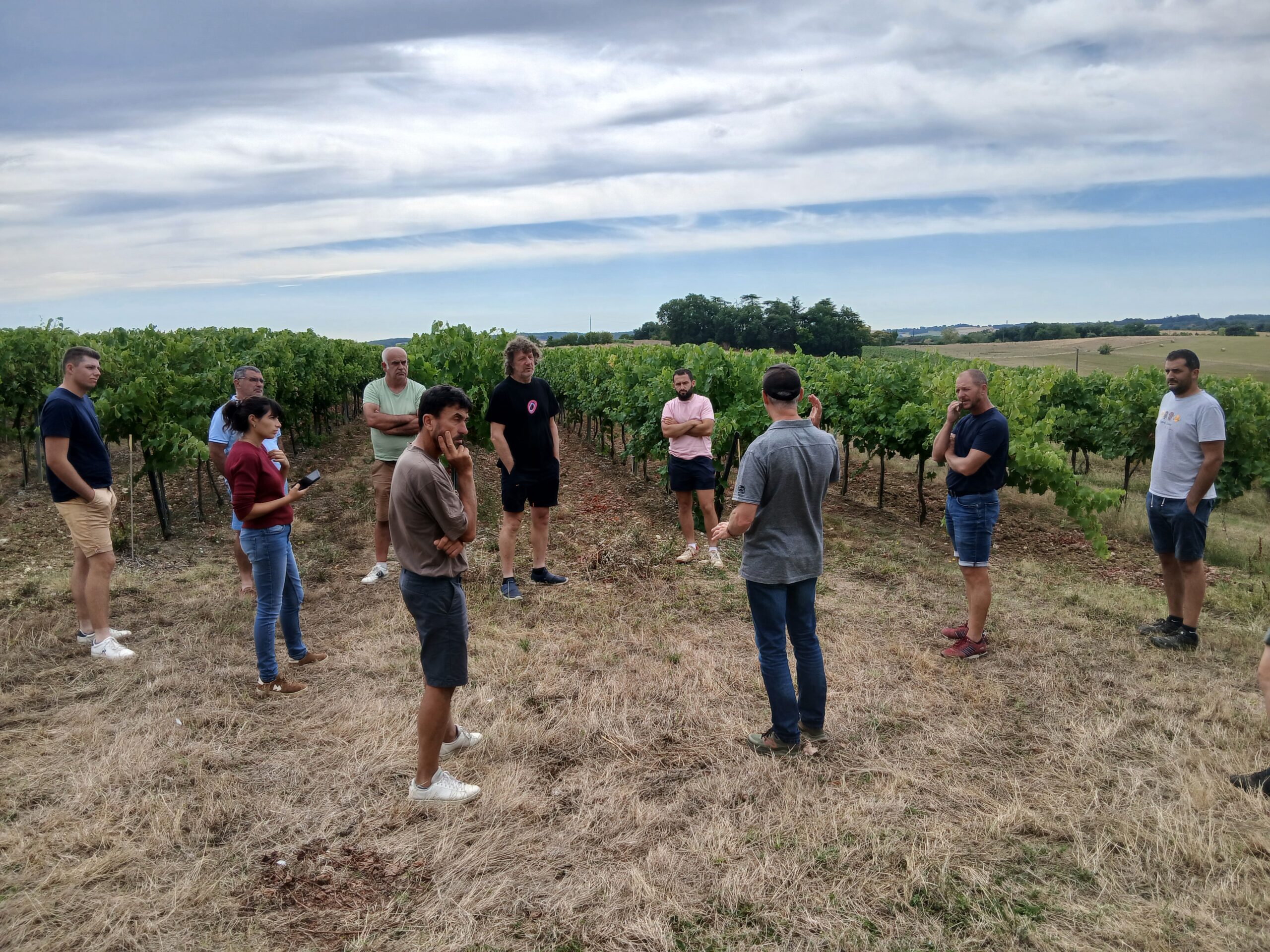 Groupe Déphy Lot&nbsp;: Les vignerons en visite  sur le vignoble Gersois