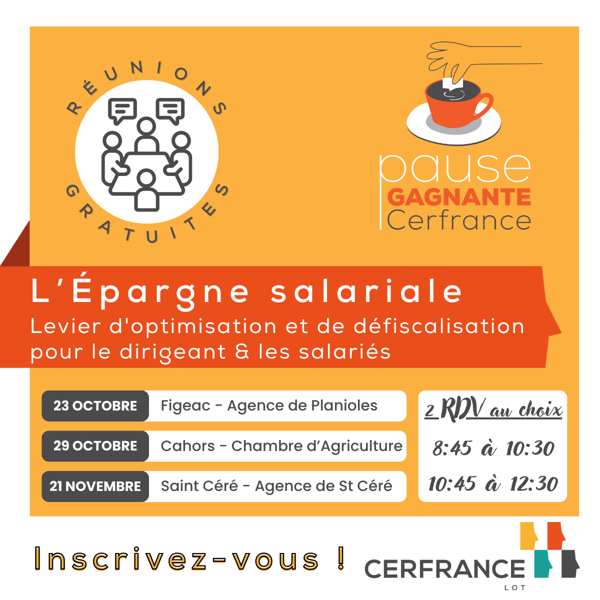 Cerfrance&nbsp;: pauses gagnantes à destination des chefs d&rsquo;entreprises