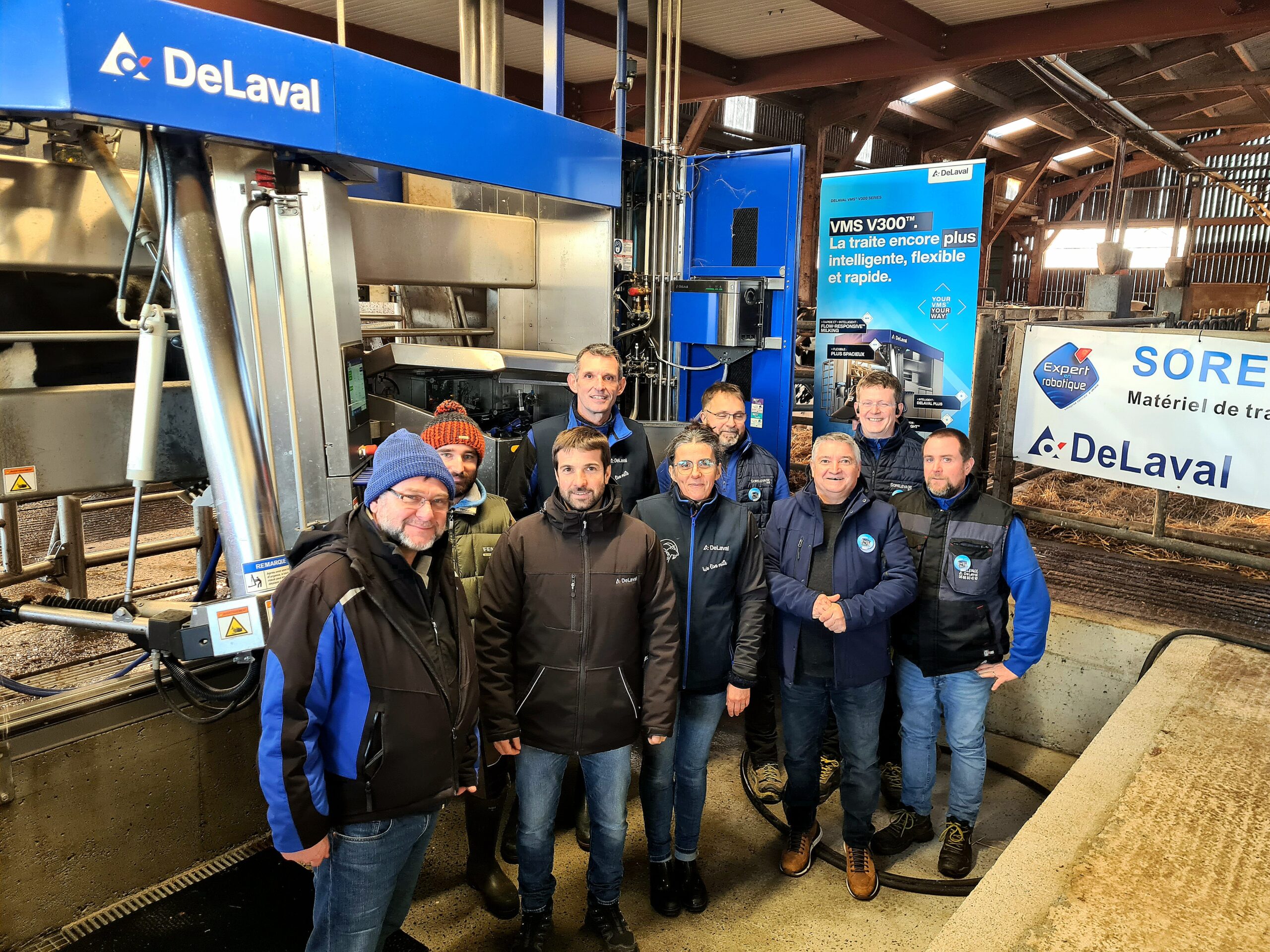 Publirédactionnel Sorelevage&nbsp;: Portes ouvertes à Saint Santin Sorelevage, présent depuis plus de 20 ans dans l&rsquo;univers du robot, accompagne le GAEC de Berbezie dans la robotisation de la traite