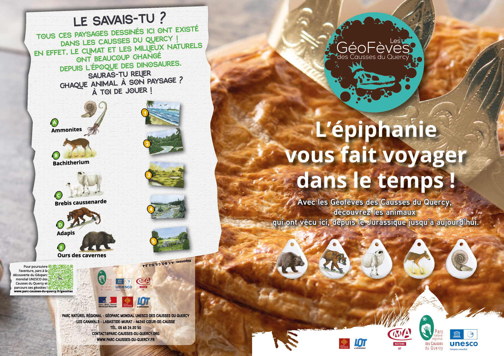 Des Géofèves pour voyager dans le temps à l’Epiphanie