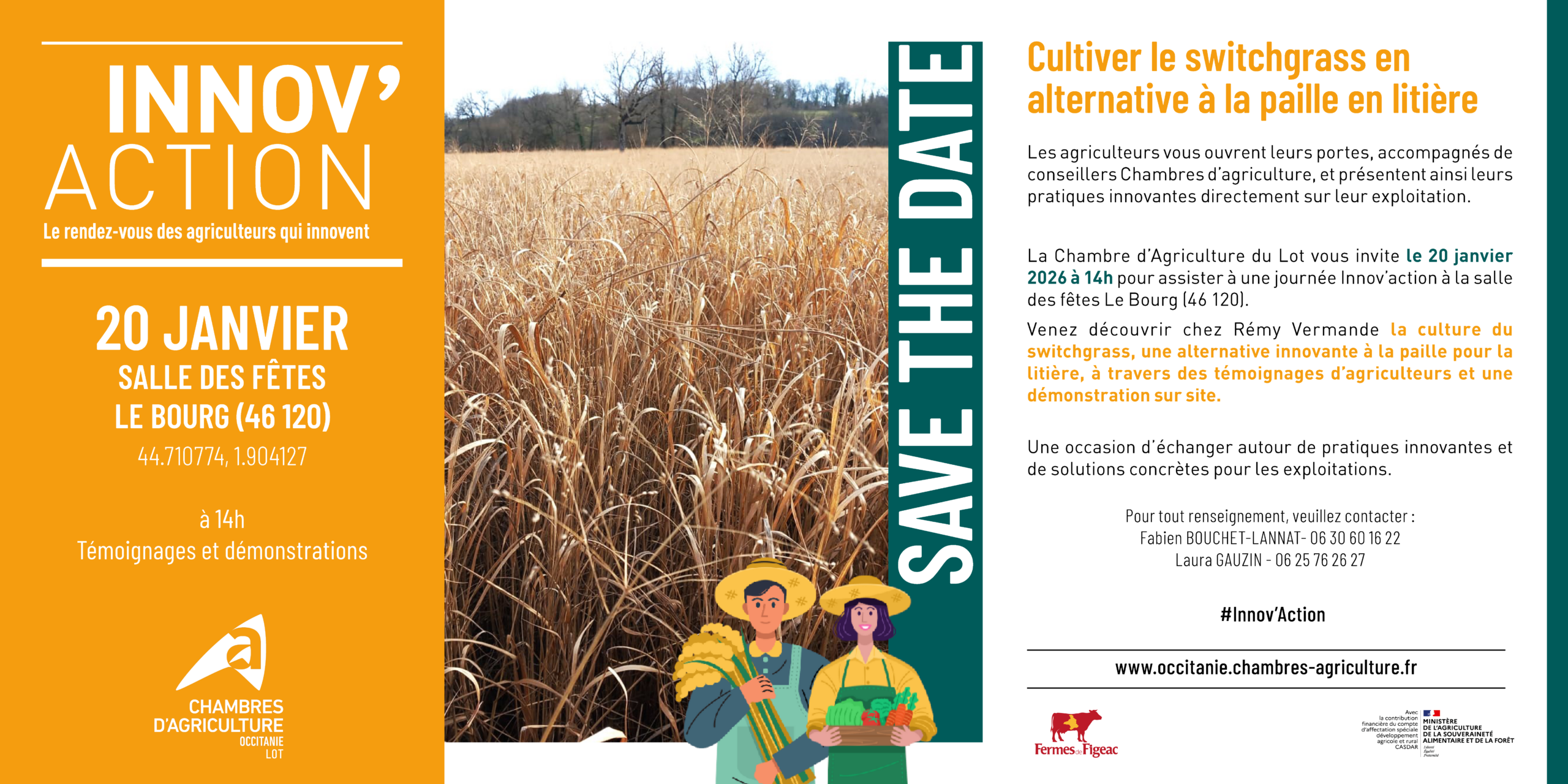 Journée innov&rsquo;Action&nbsp;: Cultiver le switchgrass, une alternative à la paille en litière